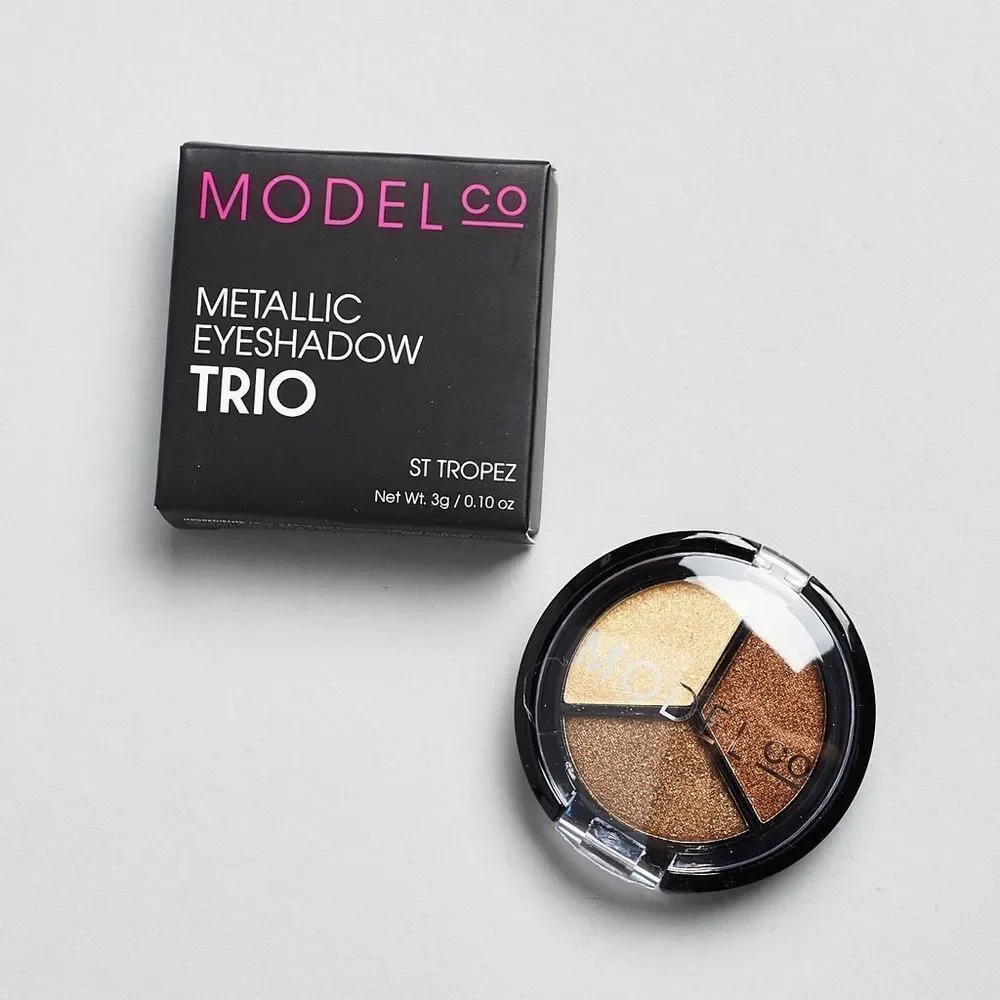 3/20💘Modelco Metallic Eyeshadow Trio St. Tropez